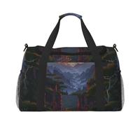 Shining Overlook Printed Travel Duffel Bag, Large Capacity Carry On Hand Luggage Weekend Bag for Women Men Gym Weekend
