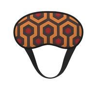 Shining Overlook Sleep Mask for Side Sleepers: Blackout Eye Masks for Sleeping - Soft Breathable Soft Eye Shade Cover for Travel - Adjustable Night Blindfold for Men Women Gifts