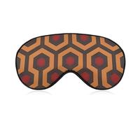 Shining Overlook Sleep Mask for Women Men, Soft Eye Mask with Adjustable Strap for Sleeping, Light Blocking Travel Blindfold for Nap Comfortable Eye Cover for Home Office