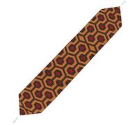 Shining Overlook Table Runner for Dining Table, Short Plush Runners Washable & Durable Tablerunner Modern Home Decor for Wedding, Kitchen, Holiday 229*33cm