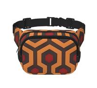 Shining Overlookwaist Bag for Men Women - Adjustable Double Fanny Pack for Travel, Sports, and Daily