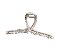 Shining Rhinestone Snake Shape Hair Claw For Girls High Ponytail Hair Clutcher For Taking Photo Hair Pins