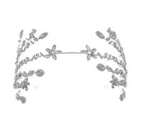 Shining Rhinestones Flower Headband For Bride Luxurious Crystal Hairband Evening Dress Hairband Wedding Bride Hairhoop