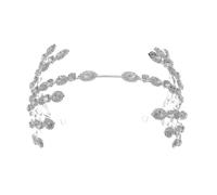 Shining Rhinestones Flower Headband For Bride Luxurious Crystal Hairband Evening Dress Wedding