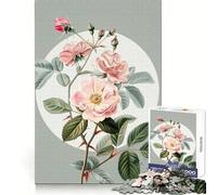 Shining Rosa Lucida Flower 1000 Pieces Jigsaws Adults Puzzles Gifts Brain Workout Toy Relaxed Mind Art Assembly Memorable Gift 38x52cm