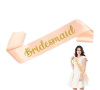 Shining She Hen Party Accessories Sashes, 1 PC Rose Gold Bridesmaid Sashe for Hen Party Wedding Bridal Shower Party Decorations