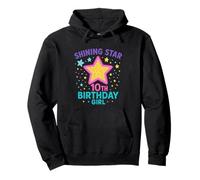 Shining Star Tenth Birthday Girl Pullover Hoodie
