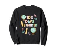 Shining Through 100 Days Cute School Celebration Sweatshirt