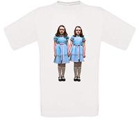 Shining Twins T-Shirt, White, L