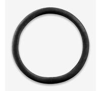 Shining wheat real Alcantara universal size 36-38 cm round without marker steering wheel cover