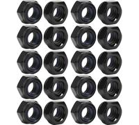 ShiningUU 20 Pcs Stainless Steel M6 Nylock Nuts, Self Locking Hexagon Lock Nuts for Bolts, Screws & Washers, M6 Hex Lock Nut