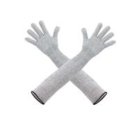 ShiningUU Guard Gloves Long Gardening Guard Glove | Heavy Duty Arm Protection for Women Can Scratch-Resistant Arm | Cut Resistant Safety Gloves | Garden Gifts for Men(55cm)