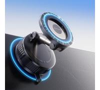 shiningwell Vacuum Magnetic Phone Holder for Car, 360° Adjustable Suction Cup Phone Mount for Auto/Gym/Mirror/Shower, Hands-Free Car Phone Holder, Compatible with iPhone Android and All Smartphones