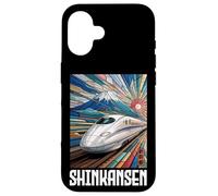 Shinkansen Japan Bullet Train Anime Japanese Kanji Souvenir Case for iPhone 16