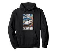 Shinkansen Japan Bullet Train Anime Japanese Kanji Souvenir Pullover Hoodie
