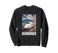 Shinkansen Japan Bullet Train Anime Japanese Kanji Souvenir Sweatshirt