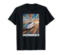 Shinkansen Japan Bullet Train Anime Japanese Kanji Souvenir T-Shirt