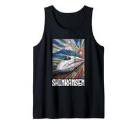 Shinkansen Japan Bullet Train Anime Japanese Kanji Souvenir Tank Top