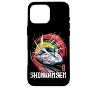 Shinkansen Japan Bullet Train Retro Japanese Kanji Souvenir Case for iPhone 16 Pro Max