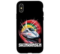 Shinkansen Japan Bullet Train Retro Japanese Kanji Souvenir Case for iPhone X/XS