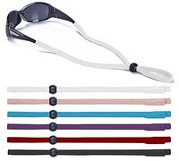 SHINKODA Adjustable Sunglass Cord Sports Eyeglass Lanyard Glasses Neck Holders Universal Fit Elastic Rope Eyewear Retainer Strap Outdoor Gifts Family Pack