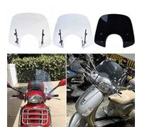 SHINKXMT Motorcycle Racing Windscreen Windshield Viser Visor fit for Piaggio Vespa LX50 LX125 LX150 GT200 GTS250 GTS300 Accessories All Year Front Fairing Flyscreen (Light Smoke)
