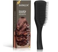 SHINLEA Ultimate Detangler Hair Brush, Anti Breakage Hair Brush for Wet and Dry Hair, Reduces Breakage, Eliminates Knots, Two-Tiered Teeth for Gentle Detangling