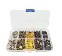 SHINLHUA 100Pieces Heavy Duty Iron Star Rivets, Multi