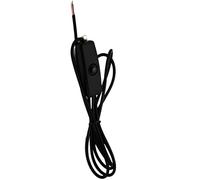 SHINLHUA 10Pcs 1.5M USB Switching Cable with Switches, Black