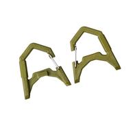 SHINLHUA 2Pcs Camping Gear Light Hanger Spring Buckle, Green