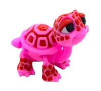 SHINLHUA 3D Printed Turtles, red, C