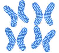 SHINLHUA Adhesive Gel Padded Ankle for Snowboarding, Transparent blue