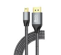SHINLHUA Better Compact DisplayPort to DisplayPort 2.1 Cable with 8K 120Hz Great for Gaming Monitors and High Resolution Screens Low Latency Gaming Cable