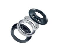 SHINLHUA Bicycles Headsets Adapter, Black, Aluminum Alloy, Type 4