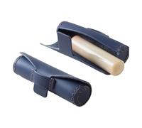 SHINLHUA Compact Vertical Storage Pouches Soft PU Leather Fits Pens and Cosmetics Prevents Crushing During Transportation Vertical Lipcolor Storage Case