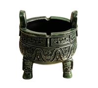 SHINLHUA Decorative Resin Cauldron-Inspired Tabletop Tray, A