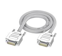 SHINLHUA Duty DB15 RS232 15Pin Extension Cable Male to Female Converter for Industrial Computer Data Transmission Light Cutter Indication Wire