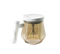 SHINLHUA Electric Mixings Cup Waterproof Stirring Coffee Cup Portable Highly Borosilicate Glass Mug for Travel Protein