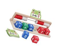 SHINLHUA Interactive Wooden Abacus Educational Toy for Parent Child Bonding Activities Promoting Math Learning Together At Home Arithmetics Tool