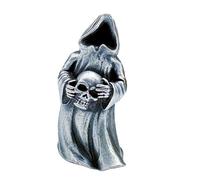 SHINLHUA Multifunctional Metal Specter Skull Shape, White copper plate