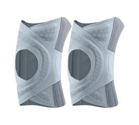 SHINLHUA Practical Fabric Patella Strap with Strong Closures, Grey XL
