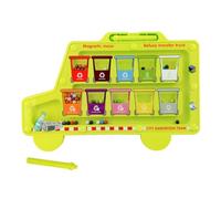 SHINLHUA Preschool Learning Puzzle Cognitive Toy Walking Bead Maze Color Sorting Toy for Children Sensory Development Educational for Kids