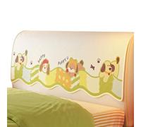 SHINLHUA Silk Bed Frame Protectors, Alien naughty dog 70X210CM