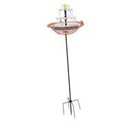 SHINLHUA Solar Bird Bath Fountain with Automatic Water Movement for Garden and Outdoor Decoration Yard Bird Drinking Station