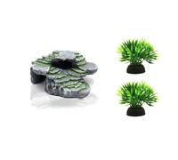 SHINLHUA Sturdy Basking Platform for Aquarium Built From Strong Resin Having Several Steps and Resting Areas Turtle Climbing Platform
