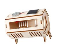 SHINLHUA Wooden Space Research Base Model Science Project Toy Learning Play Educational Space Model