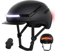 Shinmax Bike Helmet with Turn Signals, NTA Certified up to 45km/h, Bicycle Helmet for Men Women with USB Rechargeable Rear Light, Viser, Cycling Helmet for E-Bike & S-Pedelec,Scooter, Commuter, Adults