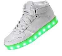 Shinmax Led Shoes,Ce Certificate, 7 Colour 4 Blinking Modes USB Charging LED Luminous Sports Shoes Sports Shoes Led Trainers for Unisex Adult Men Women,Very Suitable for Christmas, Halloween, Party