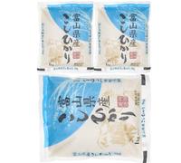 Shinmei Toyama Rice Koshihikari Japanese Rice 1000 Gram x 3 Packs