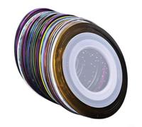 Shinning Tinsel Tape Roll 20 Yards Fly Tying Gear | 1mm width, 20 yards length, glittering for surface, holographic effect, ideal for streamers